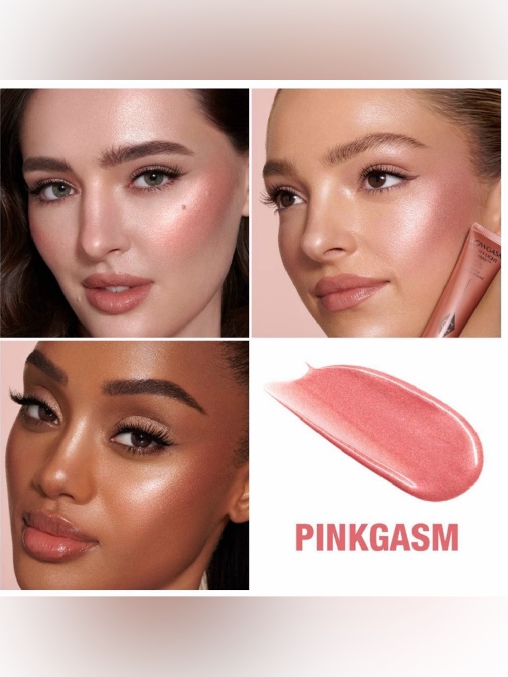 Charlotte Tilbury-Liquid Blush & Highlighter - Pinkgasm-Pink Glow-BNIB